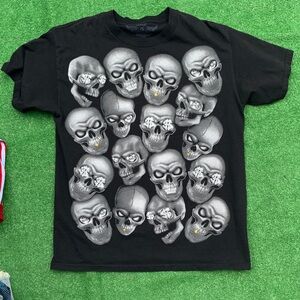 Black Skull Graphic Tee - Men